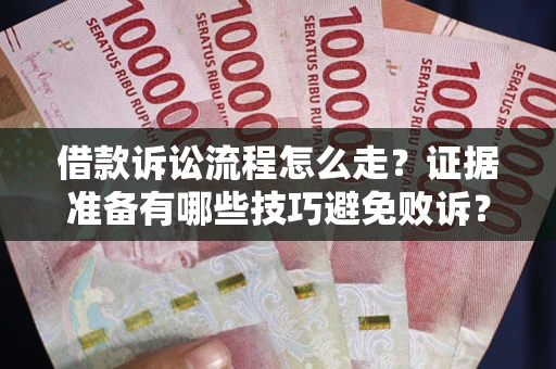 武汉借款诉讼流程怎么走？证据准备有哪些技巧避免败诉？