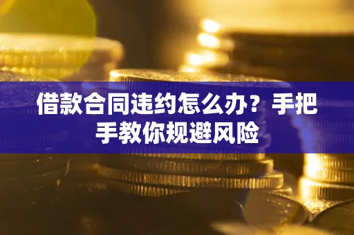 武汉借款合同违约怎么办？手把手教你规避风险