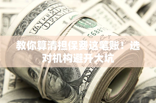 武汉教你算清担保费这笔账！选对机构避开大坑