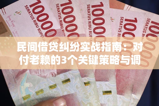 武汉民间借贷纠纷实战指南：对付老赖的3个关键策略与调解盲区解析