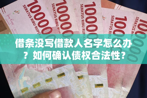 武汉借条没写借款人名字怎么办？如何确认债权合法性？