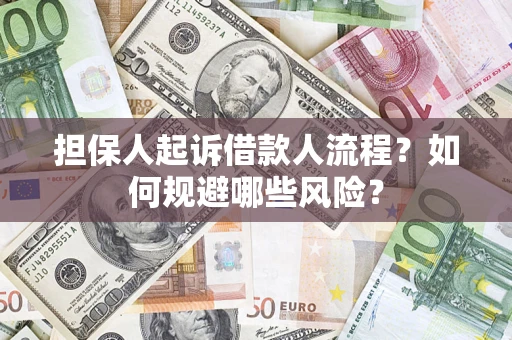 武汉担保人起诉借款人流程？如何规避哪些风险？