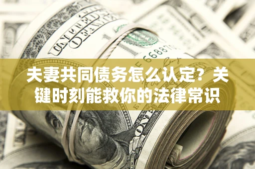 武汉夫妻共同债务怎么认定？关键时刻能救你的法律常识