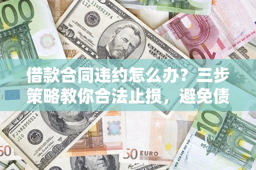 武汉借款合同违约怎么办？三步策略教你合法止损，避免债务危机升级